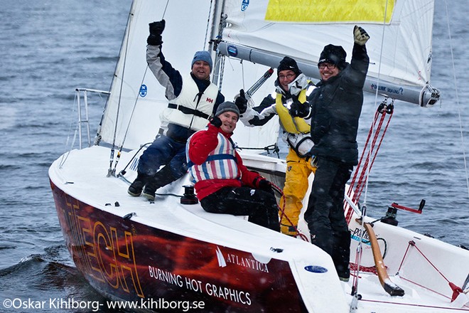 Ice Cup, Stockholm, Sweden.<br />
Matchracing in snow and -10 C degrees.<br />
© Oskar Kihlborg 2010 &copy;  Oskar Kihlborg http://www.kihlborg.se